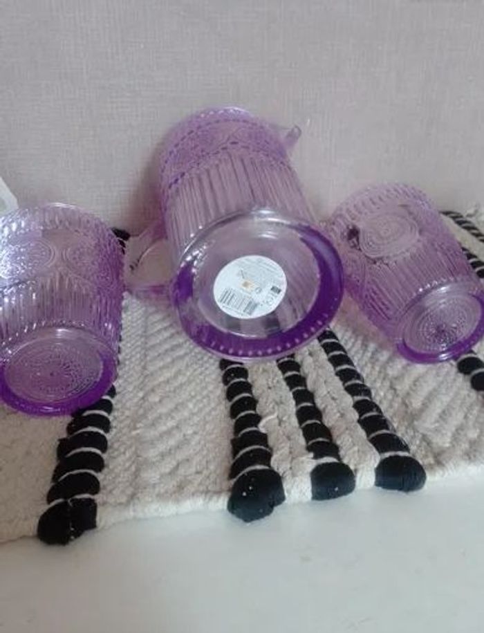Lots carafe et verres à eau - photo numéro 4