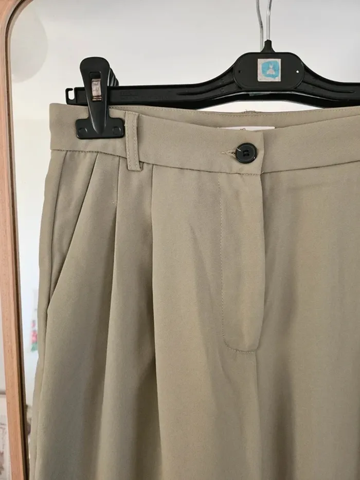 Pantalon ensemble tailleur oversize femme kaki taille M Neuf - photo numéro 7