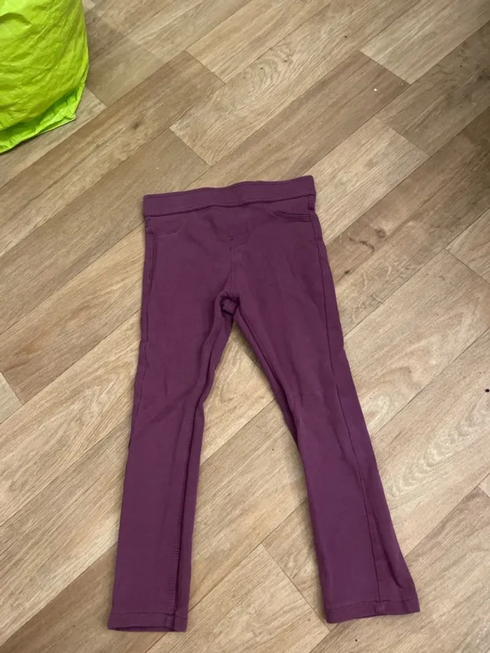 Pantalon violet Kiabi