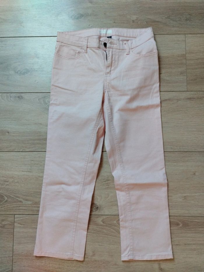 Pantacourt slim rose nude 36 kiabi