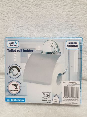 Support rouleau papier toilette a ventouse