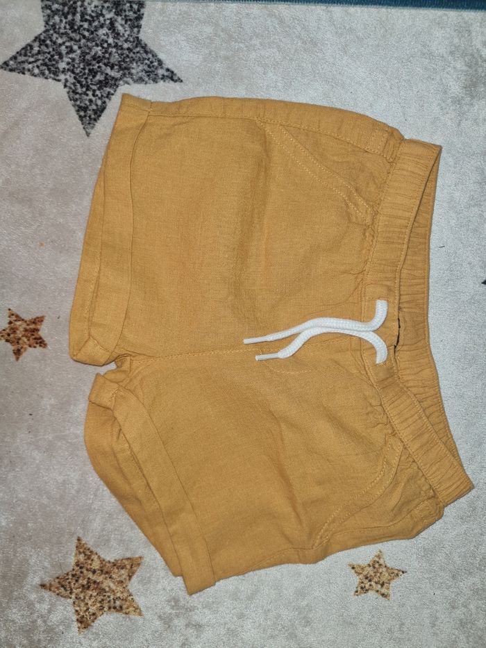 Short léger effet lin 36 mois