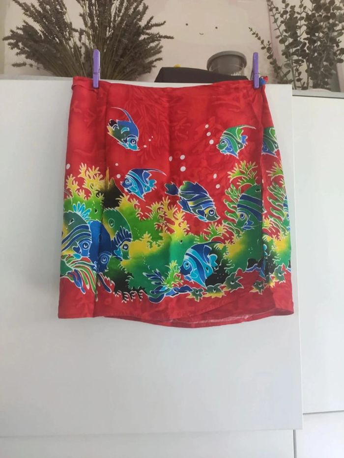 Paréo multicolore poisson