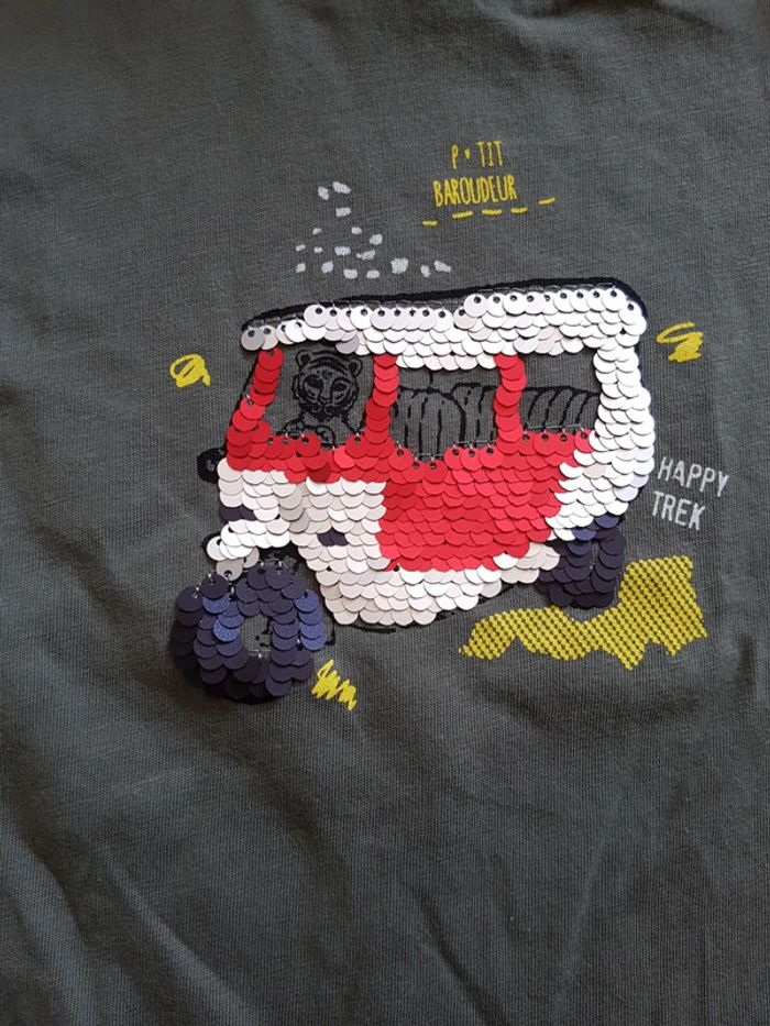 T-shirt 3 Pommes 9-12 mois - photo numéro 3