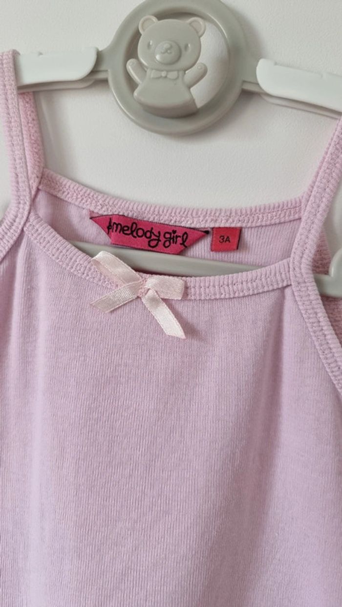 Chemise, Debardeur, maillot de corps, kiss melody girl 3ans - photo numéro 4