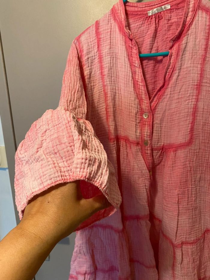 Très jolie tunique femme rose - photo numéro 3