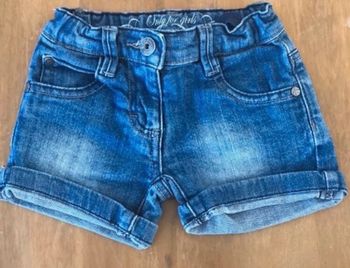 Short en jean bleu