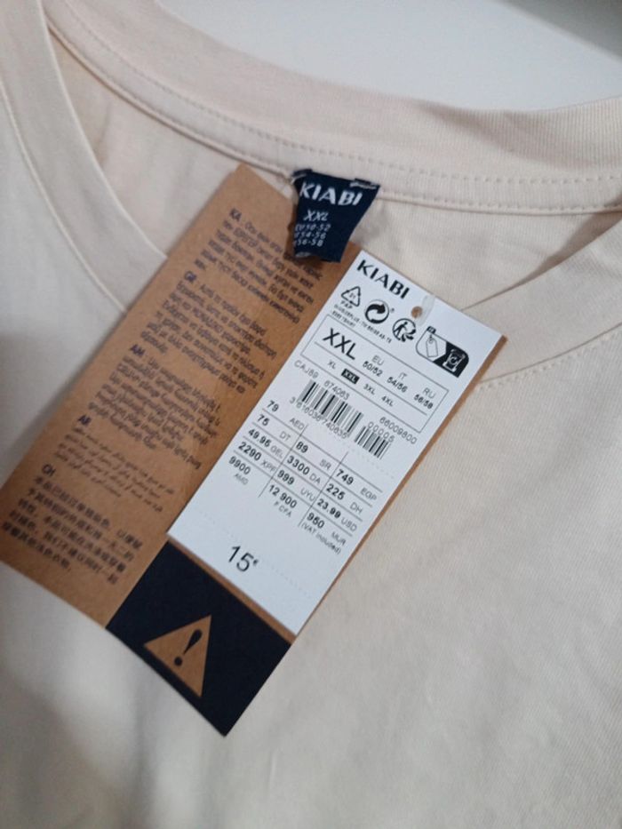 Tee shirt femme 50 52 neuf blouse haut - photo numéro 3