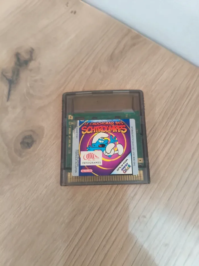 Jeu Nintendo Game Boy color les Schtroumpfs - photo numéro 3