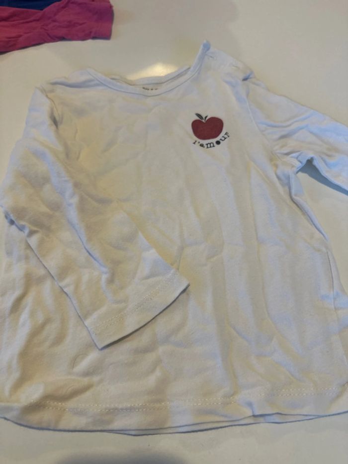 Lots de 2 teeshirt manche longue 18 mois - photo numéro 3