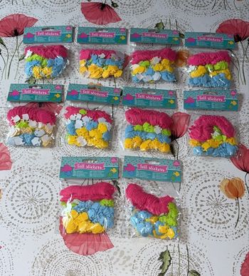 Lot de 10 autocollants en feutrines