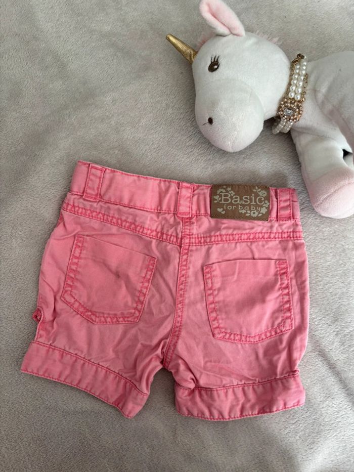 Short en jean rose - photo numéro 3