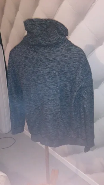 Pull  gris col
