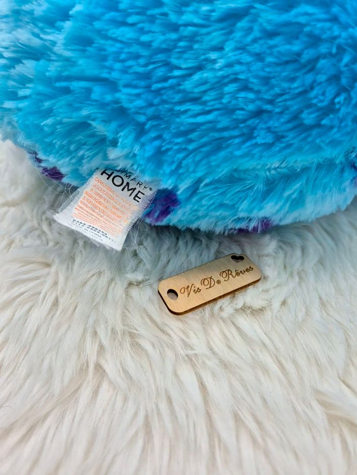 Doudou peluche coussin Sully Monstres Et Compagnie - photo numéro 3