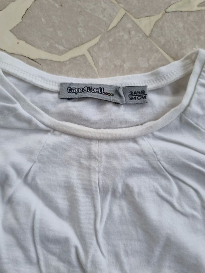 Tee-shirt manches longues Taille 3 ans - photo numéro 3