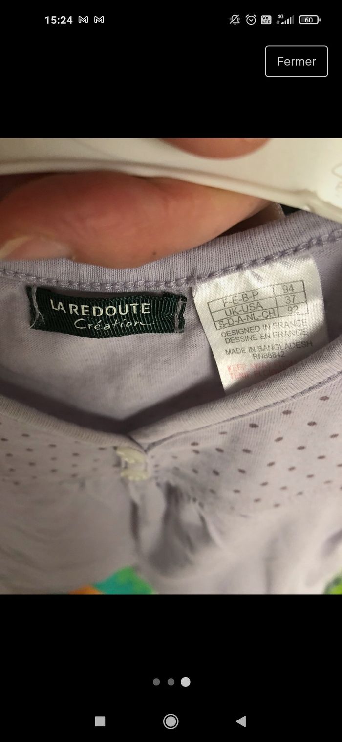 T-shirt la redoute en 2 ans - photo numéro 3