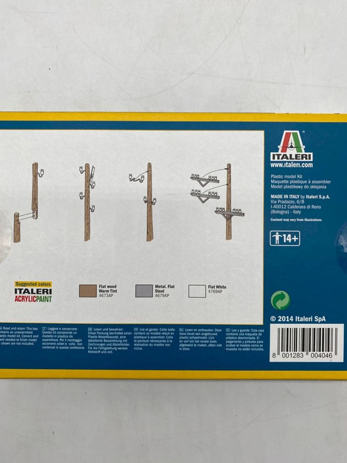 Maquette italeri Telegraph Pôles - photo numéro 2
