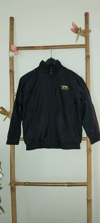 Veste zippée/veste jogging Airness noir et doré très bon état 6 ans