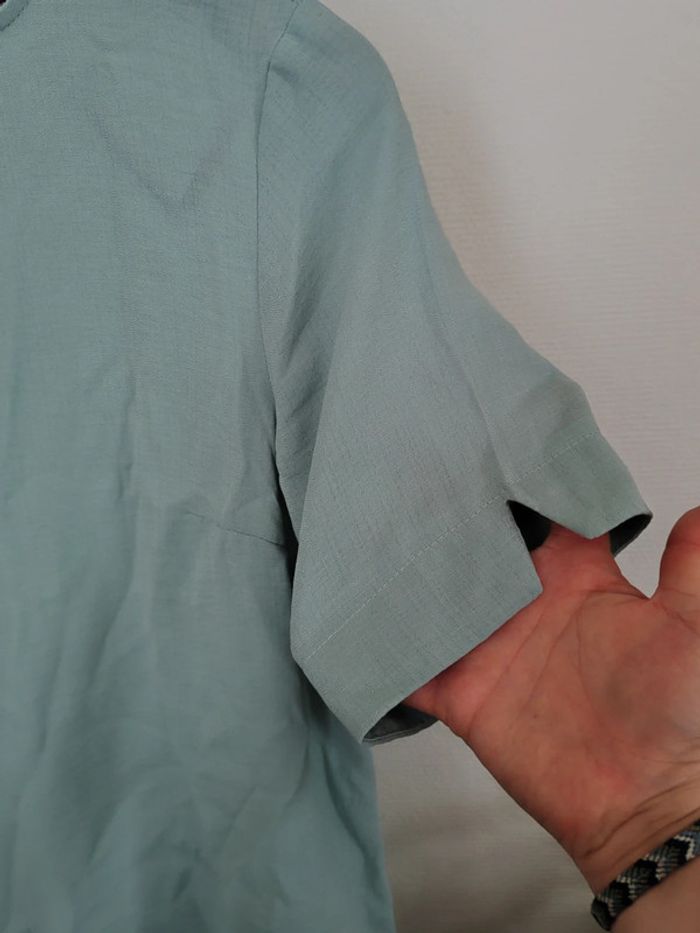T-shirt blouse fluide manches courtes - photo numéro 2