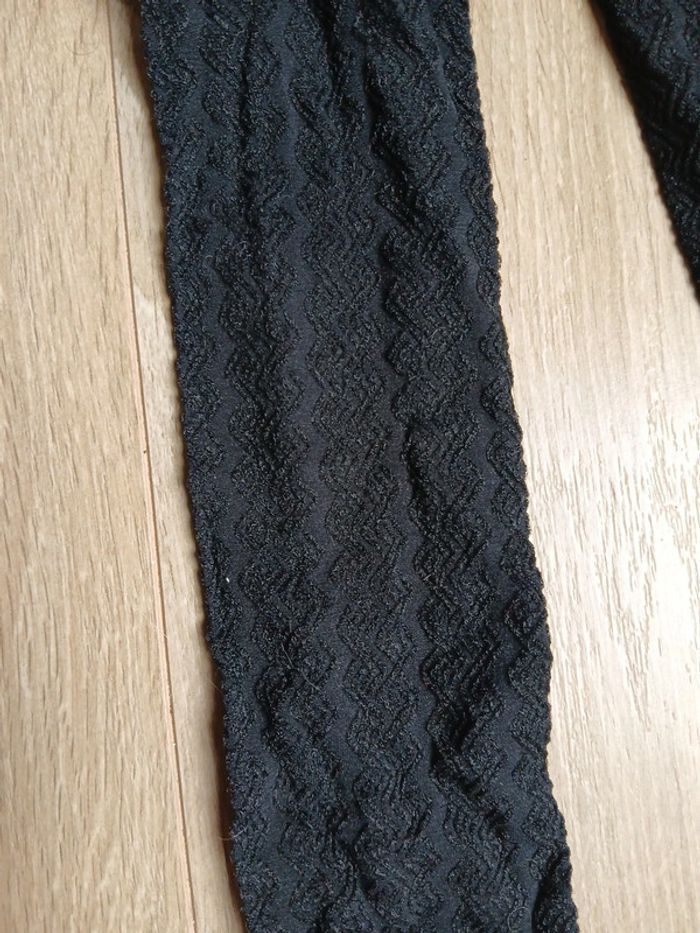 Leggings 3/4 fantaisie noir - photo numéro 2