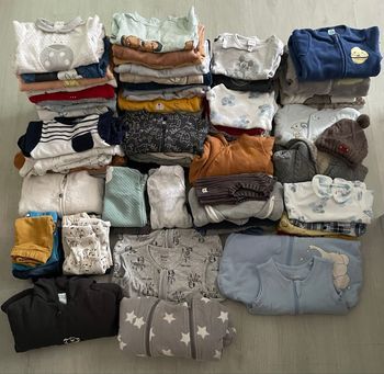 Lot complet vêtements bébé 3 mois
