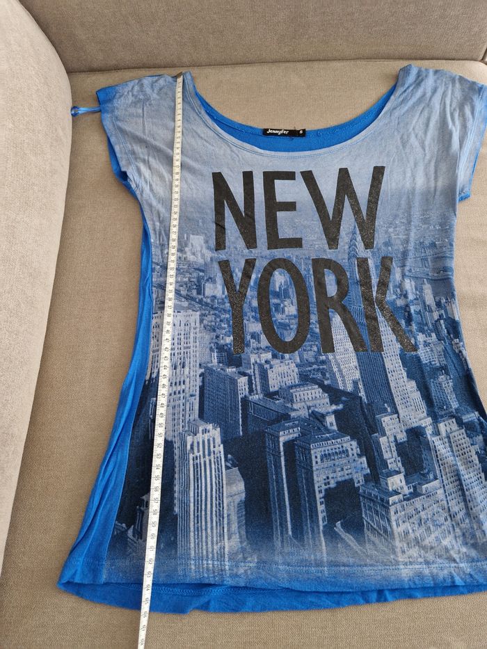 Haut bleu à inscription New York, Jennyfer - photo numéro 8