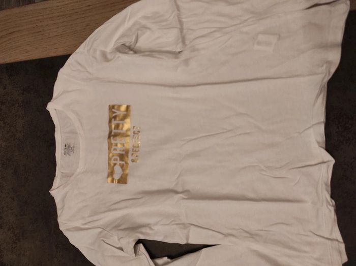 Tee shirt manches longues blanc