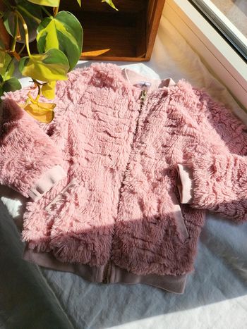 Veste douce girly 4 ans