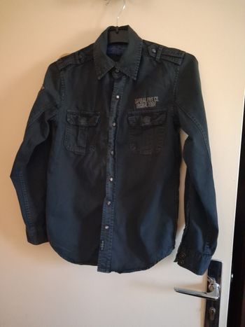 Belle  chemise garçon Kaporal Denim  10 ans 