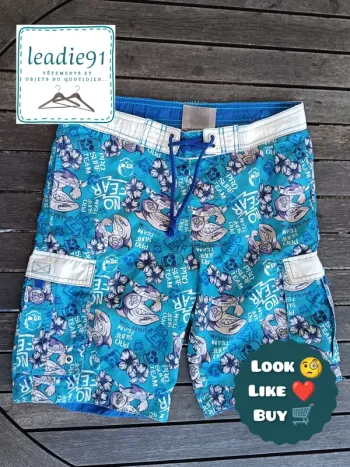 short de bain No Fear garçon 13 ans