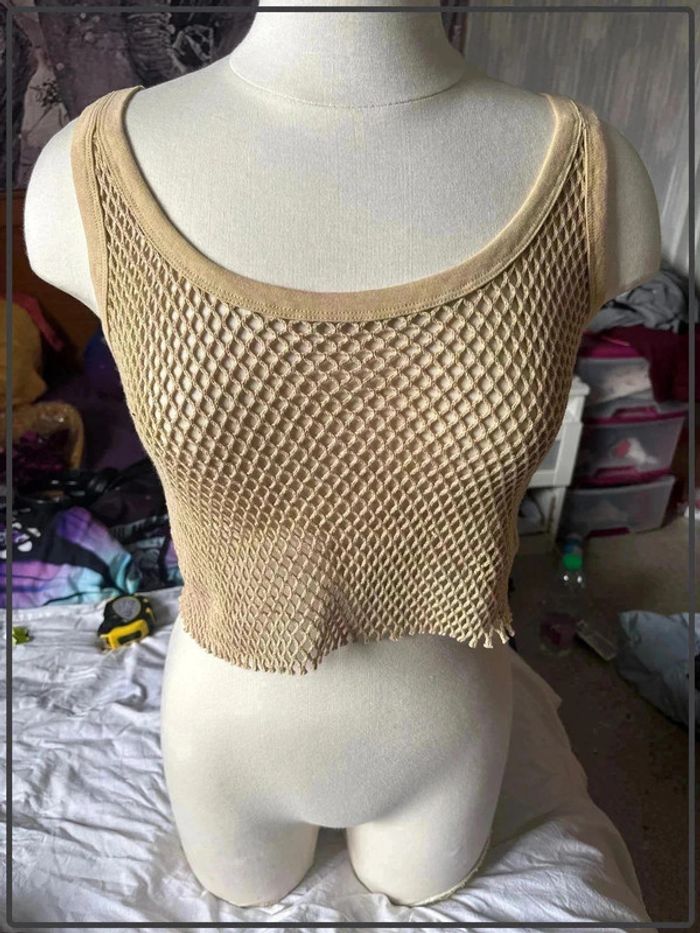 Crop top en maille taille 38 neuf avec étiquette