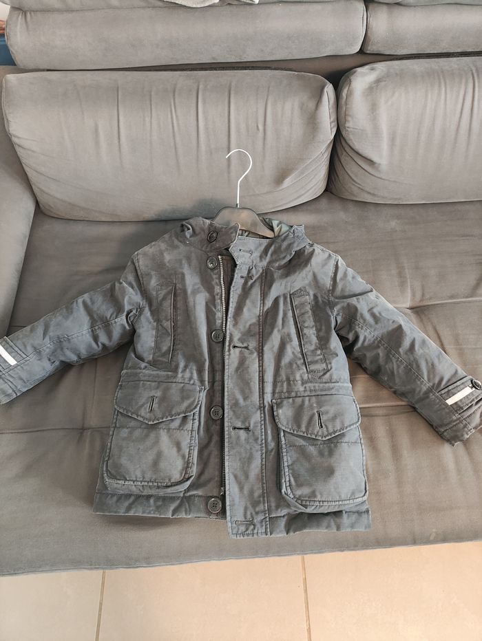 Manteau d'hiver AIGLE gris/noir - 6 ans - photo numéro 3