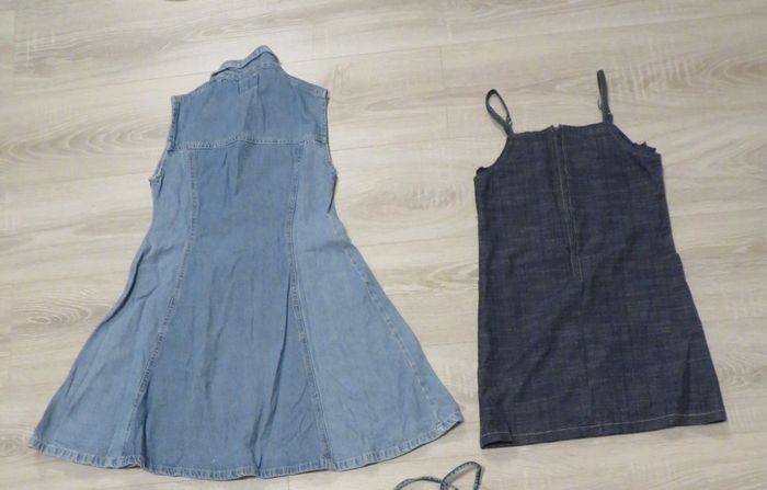 2 robes en jeans fille 10 ans - photo numéro 2