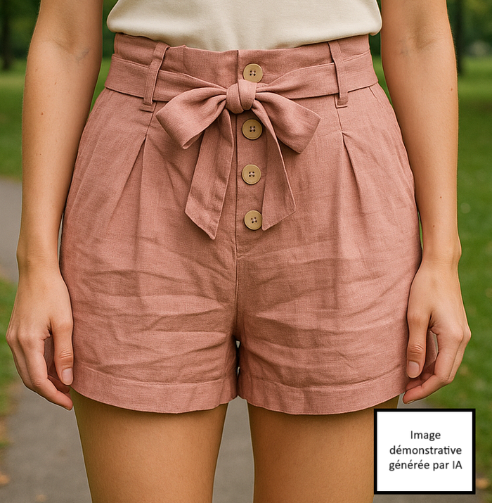 short femme taille haute - photo numéro 4