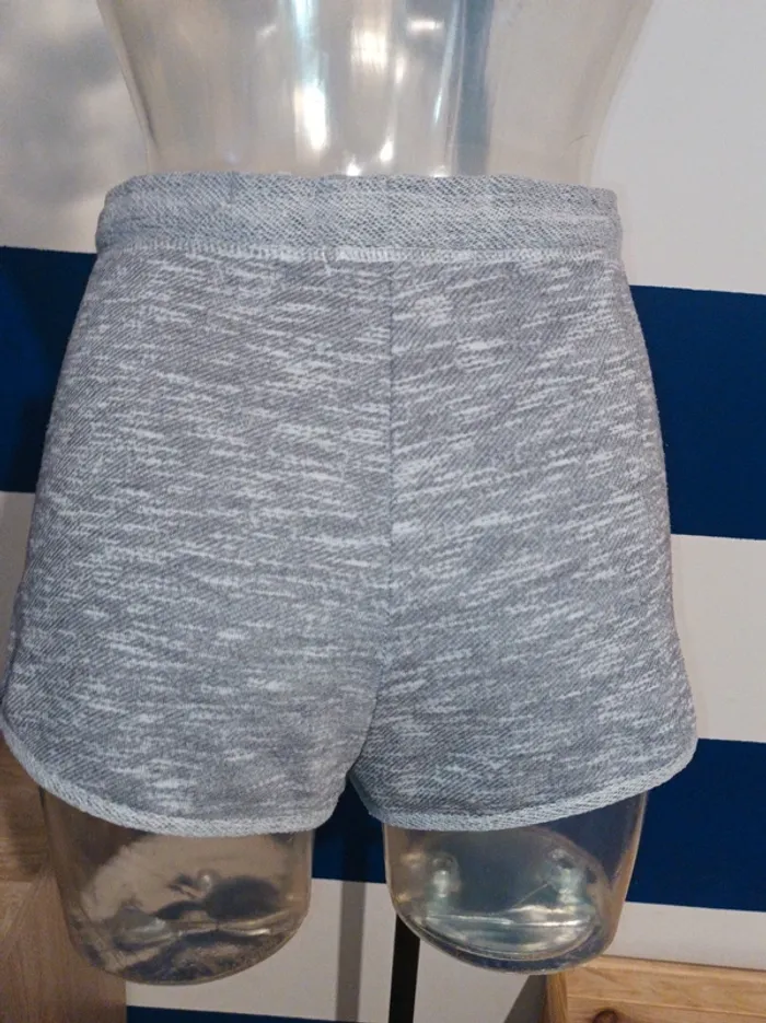 Short court gris chiné Undiz taille L - photo numéro 3