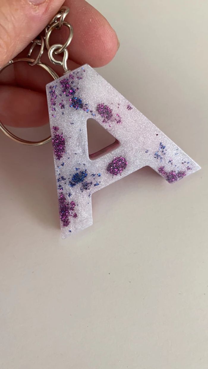 Porte clés lettre A - photo numéro 2
