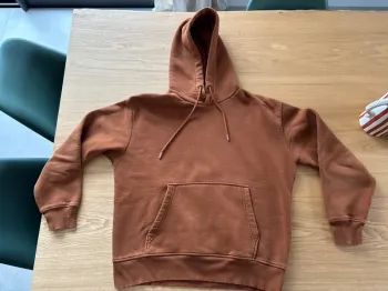 Sweat à capuche marron