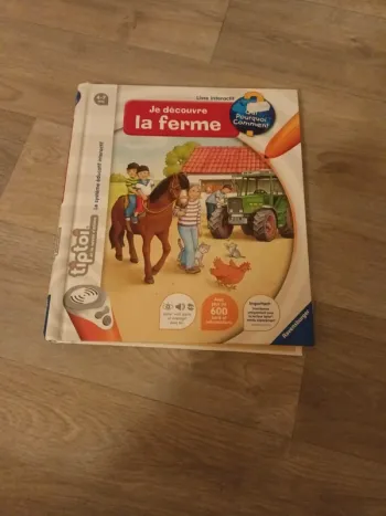 Livre tiptoi neuf interactif je decouvre la ferme ravensburger 4-7ans