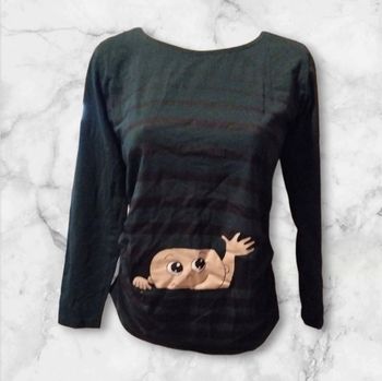 Pull maternité bébé coucou