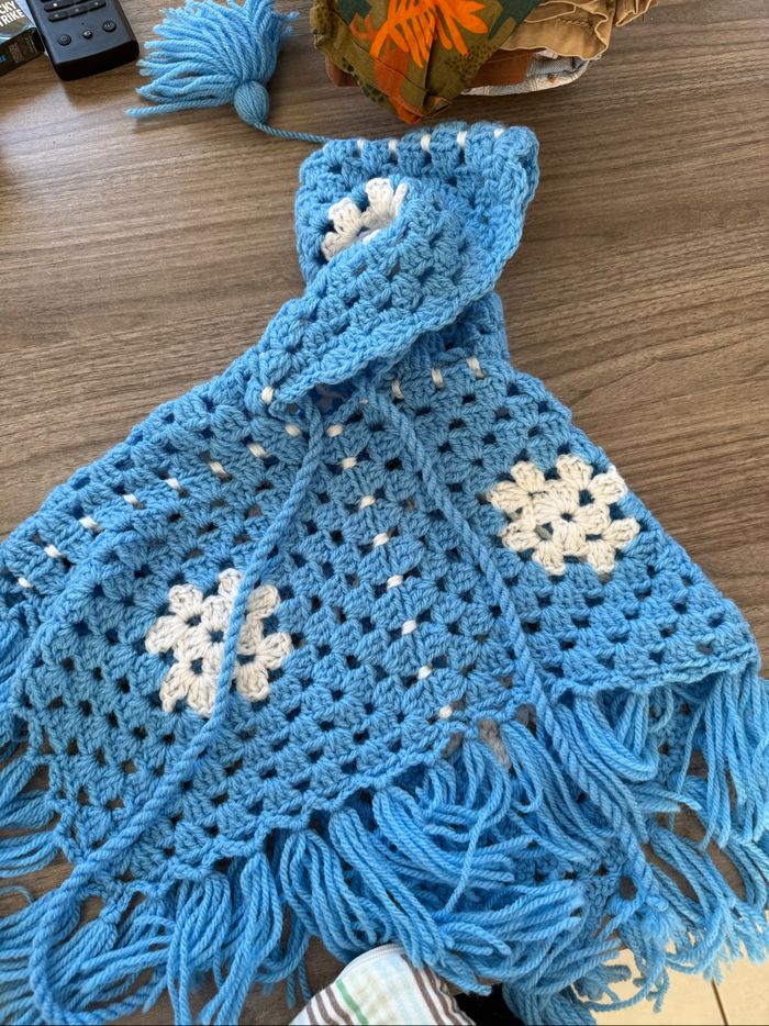 Couverture et Gigoteuse bébé et poncho - photo numéro 3