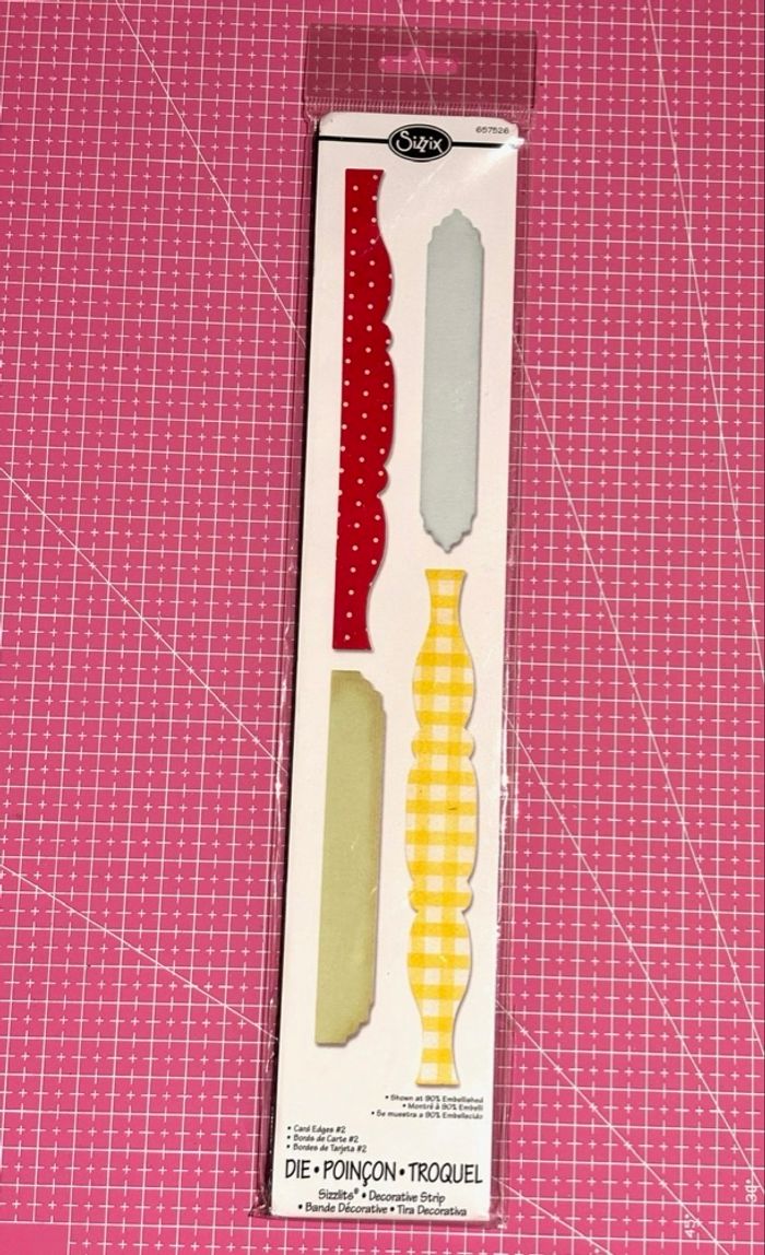 Ensemble 4 matrices de découpe Sizzix, bordures