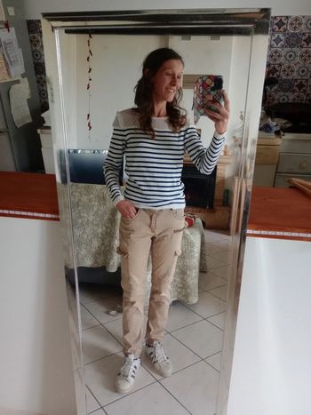Pantalon femme 42 caramel marron c68