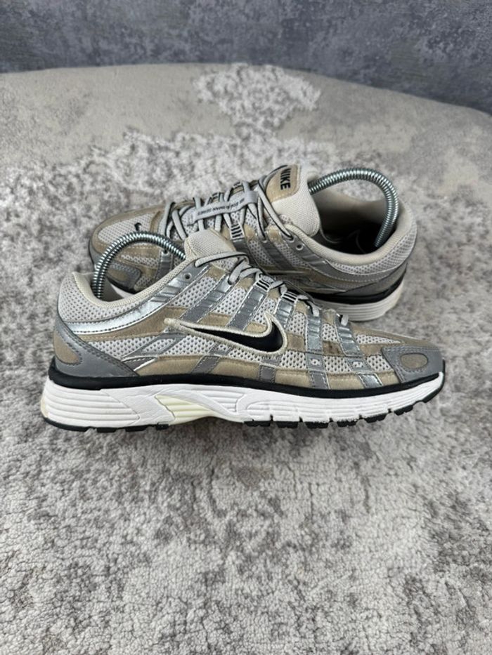 Nike P-6000 Running - Coconut Milk Silver - Silver & Beige & White - photo numéro 6