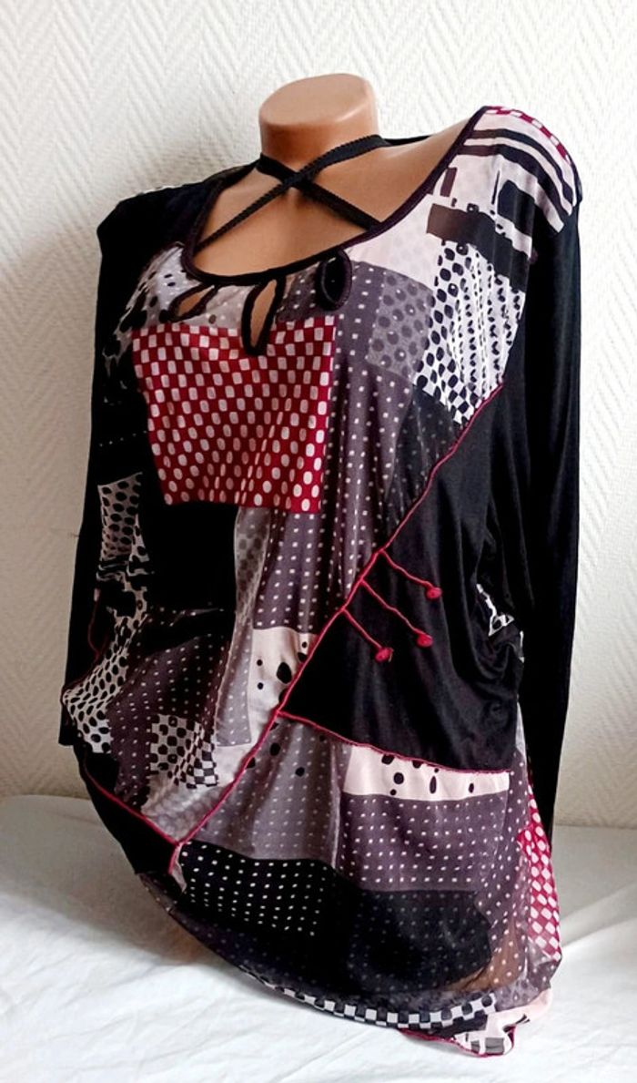 Blouse haut femme grande taille - photo numéro 6