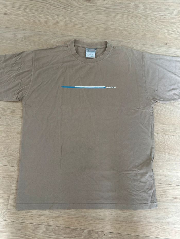 T-shirt vintage Reebok beige - Taille M - photo numéro 3