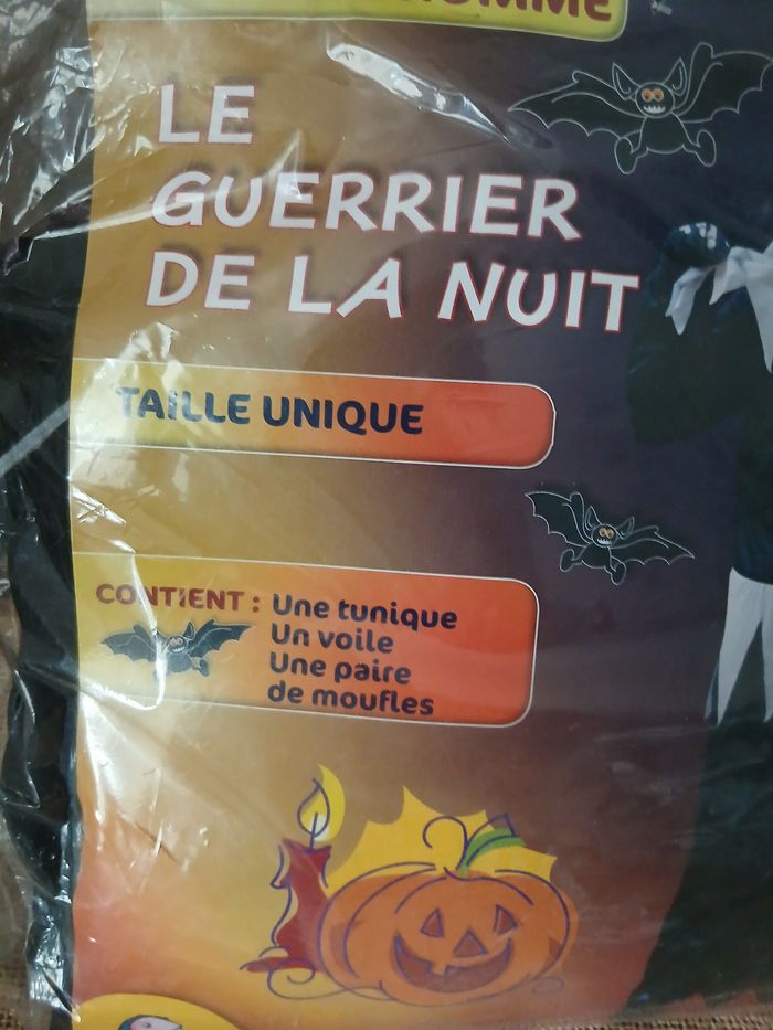 Déguisement halloween le guerrier de la nuit - photo numéro 2
