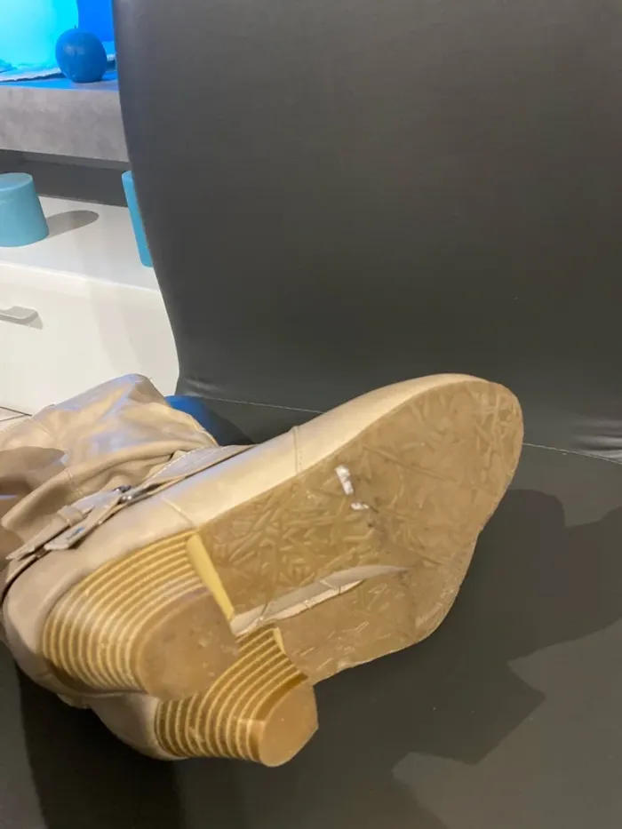superbe botte beige Trend one 38 - photo numéro 5