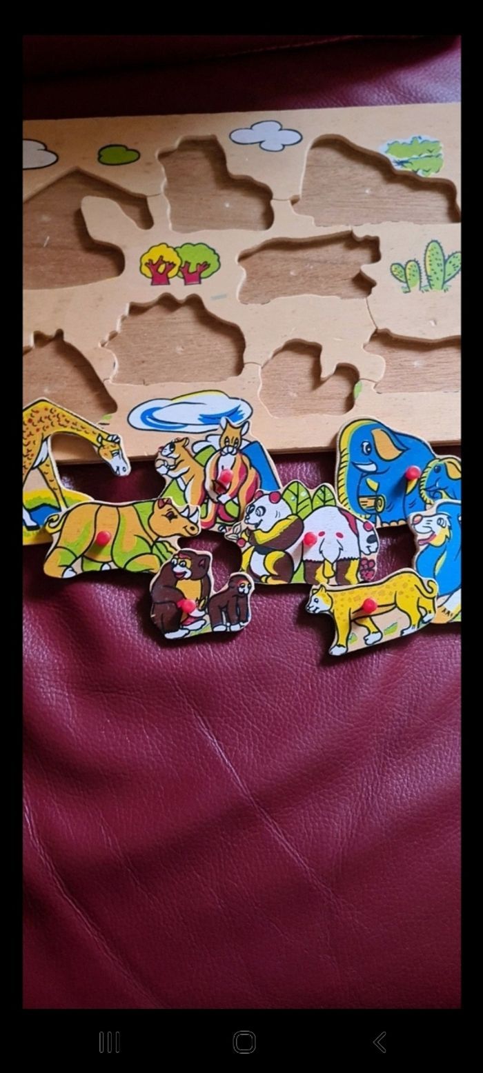 Puzzle en bois Animaux - photo numéro 2