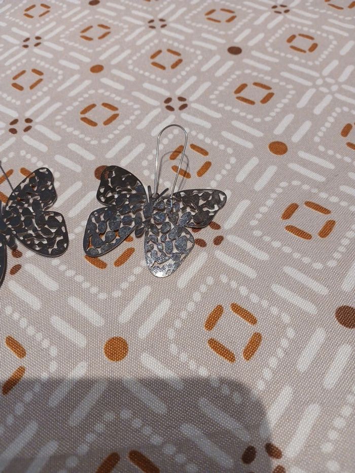 Boucles d'oreilles papillon - photo numéro 3