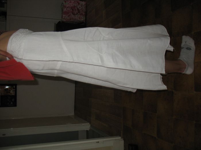 JUPE MI LONGUE BLANCHE "H&M" - TAILLE 38 - n°05 - photo numéro 6